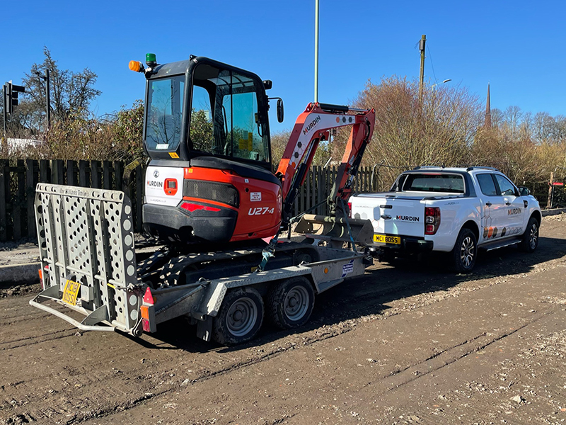 Murdin Plant Hire Mini Excavator
