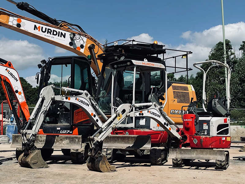 Murdin Plant Hire Mini Excavators